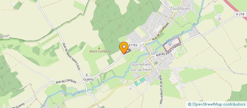 localisation de l'entreprise TAUFOUR JULIEN ET GABRIEL  TOURNEHEM-SUR-LA-HEM