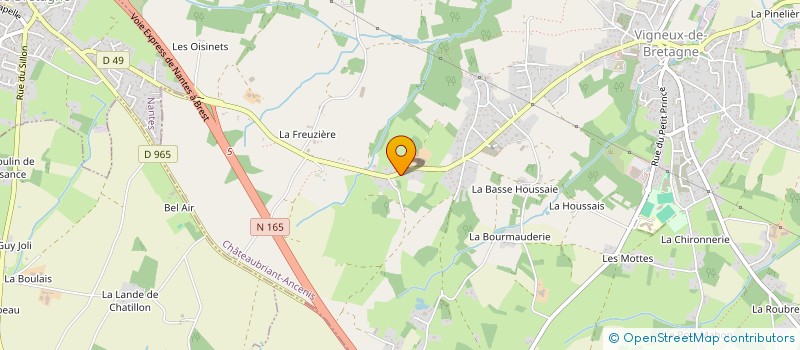 localisation de l'entreprise TAUGAIN COUVERTURE à VIGNEUX-DE-BRETAGNE