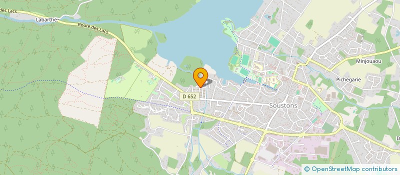 localisation de l'entreprise TAULADE  SOUSTONS