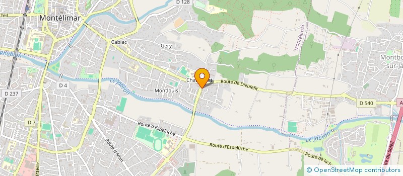 localisation de l'entreprise TAULEIGNE CORDOVADO TAILLAND  MONTELIMAR