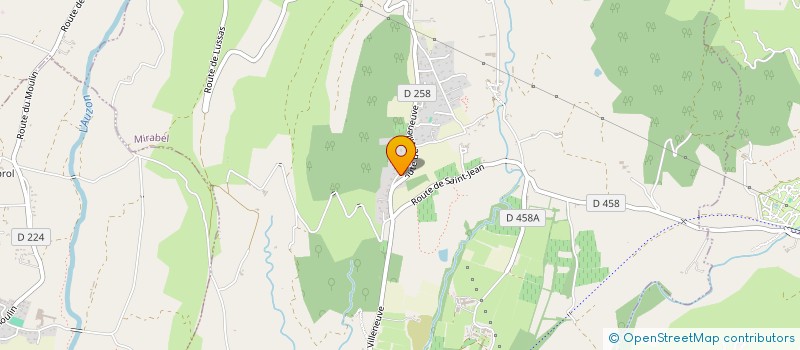 localisation de l'entreprise TAULEMESSE DAMIEN  MIRABEL