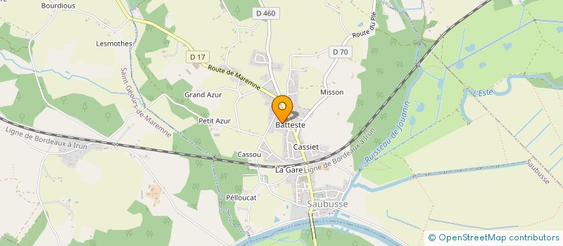 localisation de l'entreprise TAUMA  SAUBUSSE