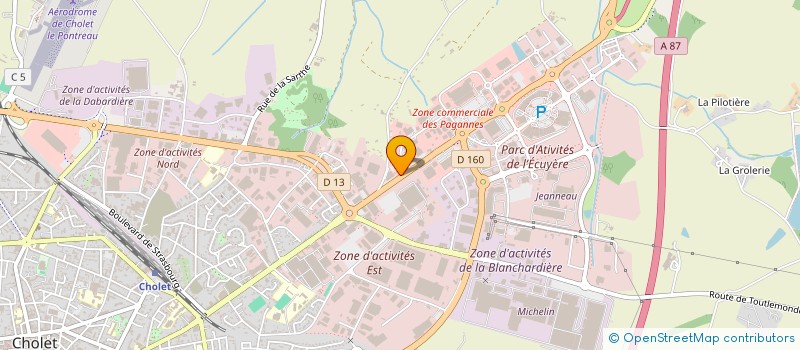 localisation de l'entreprise TAUPIN ET ASSOCIES COURTAGE à CHOLET