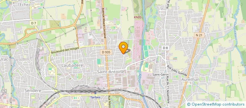 localisation de l'entreprise TAUREAU  TARBES