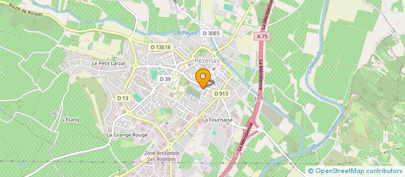 localisation de l'entreprise TAUREN  PEZENAS