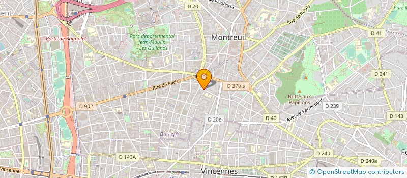 localisation de l'entreprise TAURET JEANNLECOI à MONTREUIL