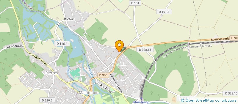 localisation de l'entreprise TAURI CONSEIL à MAINTENON