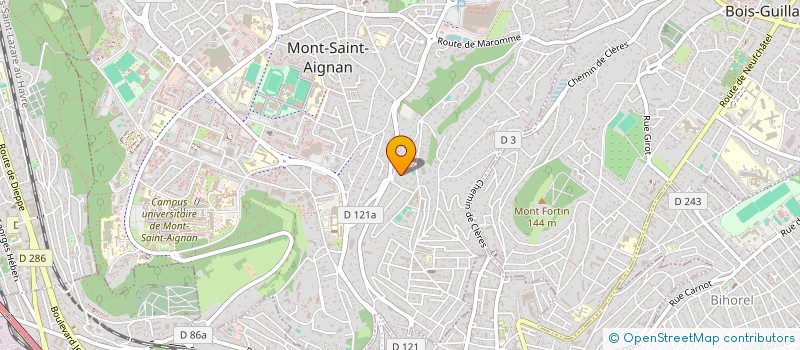 localisation de l'entreprise TAURIN DJGB  MONT-SAINT-AIGNAN