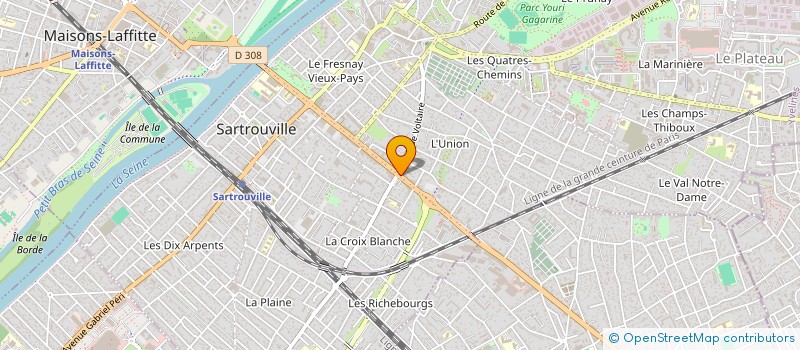 localisation de l'entreprise TAURISOFT à SARTROUVILLE