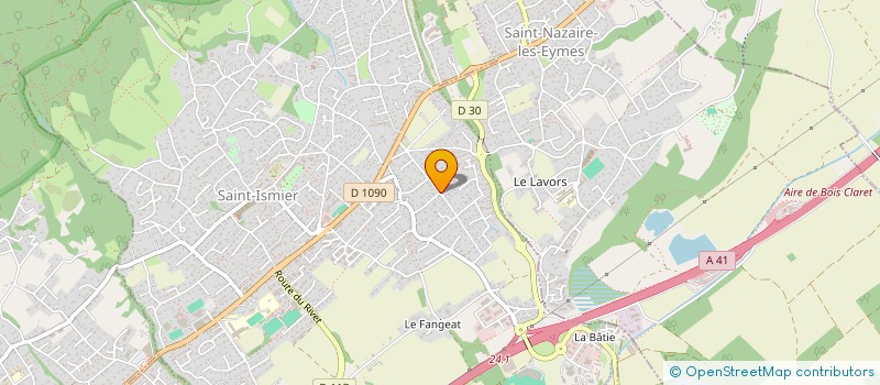 localisation de l'entreprise TAURO à SAINT-ISMIER