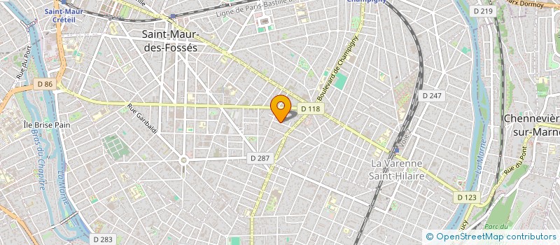 localisation de l'entreprise TAURUS 360 à SAINT-MAUR-DES-FOSSES
