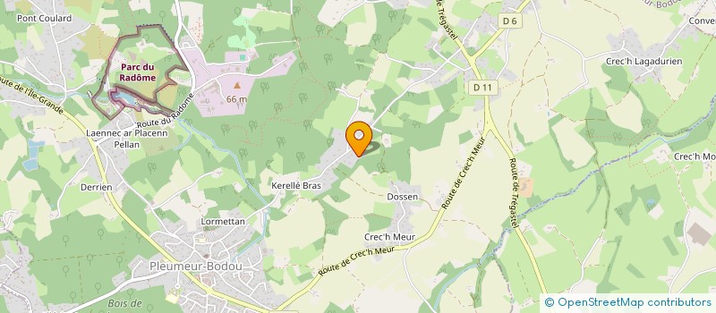 localisation de l'entreprise TAURUS  PLEUMEUR-BODOU