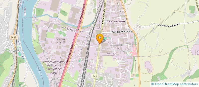 localisation de l'entreprise TAURUS à PORTES LES VALENCE