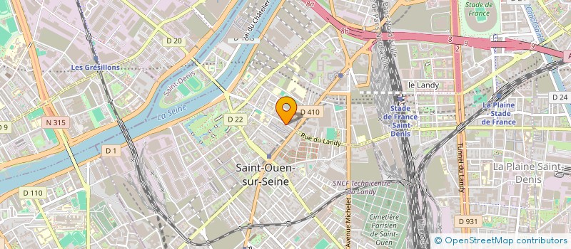 localisation de l'entreprise TAURUS COMMUNICATION ET MARKETING à SAINT-OUEN-SUR-SEINE