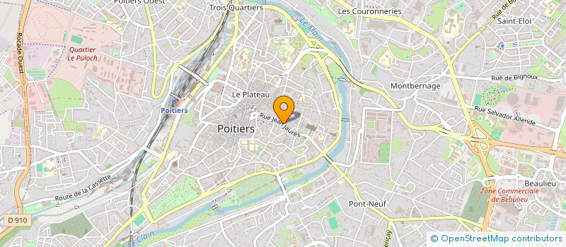 localisation de l'entreprise TAURUS MP  POITIERS