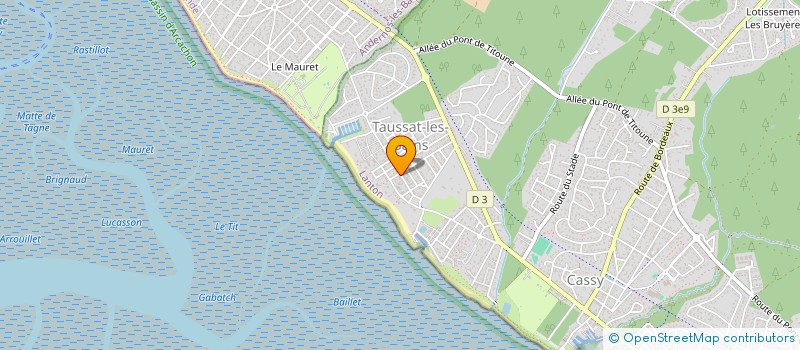 localisation de l'entreprise TAUSSAT MAREE SARL  LANTON