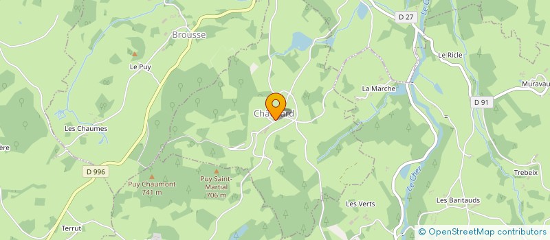 localisation de l'entreprise TAUTON à CHATELARD