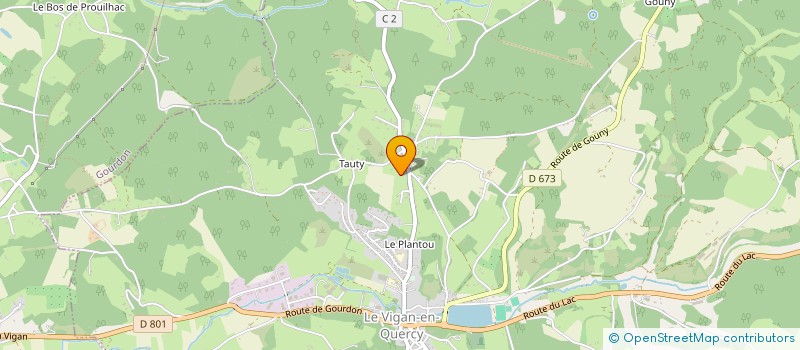 localisation de l'entreprise TAUTY CONTRUCTION  LE VIGAN