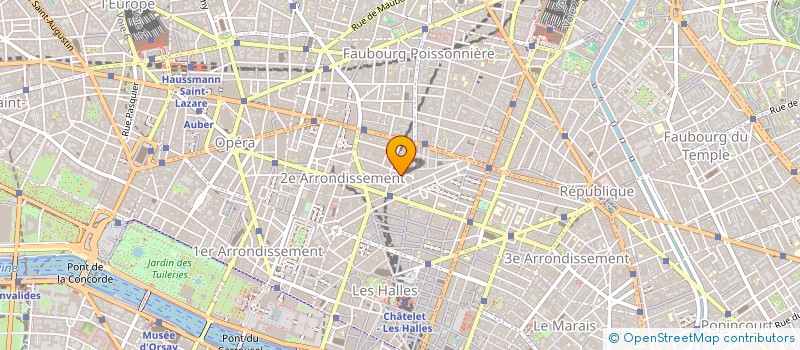 localisation de l'entreprise TAUZ SARL à PARIS
