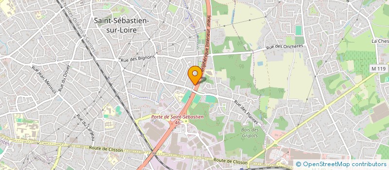 localisation de l'entreprise TAUZIN-DECARRIERE  SAINT-SEBASTIEN-SUR-LOIRE