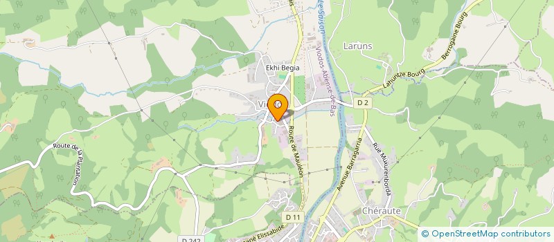 localisation de l'entreprise TAUZIN PERE ET FILS à VIODOS-ABENSE-DE-BAS