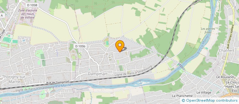 localisation de l'entreprise TAV  DAMPMART