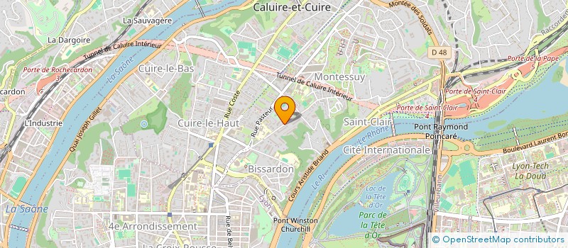 localisation de l'entreprise TAV HOLDING à CALUIRE-ET-CUIRE