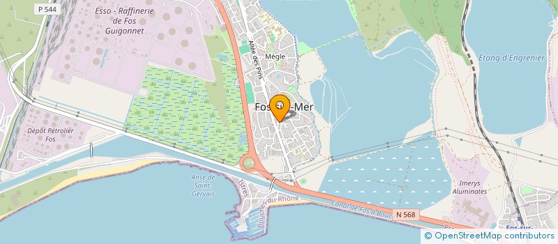 localisation de l'entreprise TAVANZO LOCATION à FOS-SUR-MER
