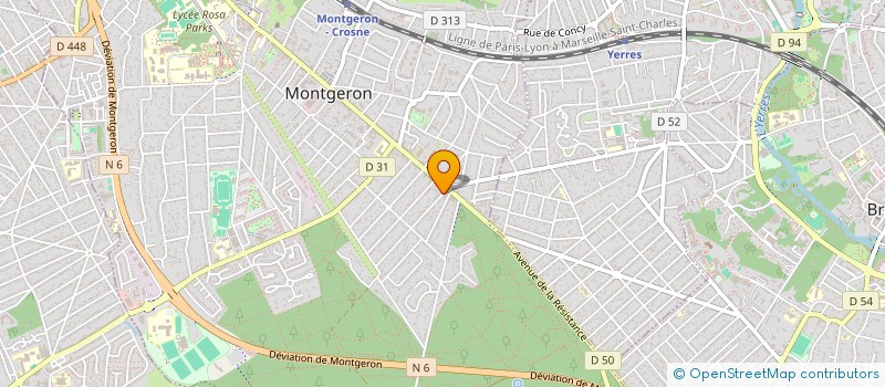 localisation de l'entreprise TAVARES à MONTGERON