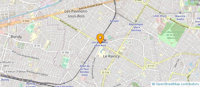 localisation de l'entreprise TAVARES BATIMENT  LE RAINCY