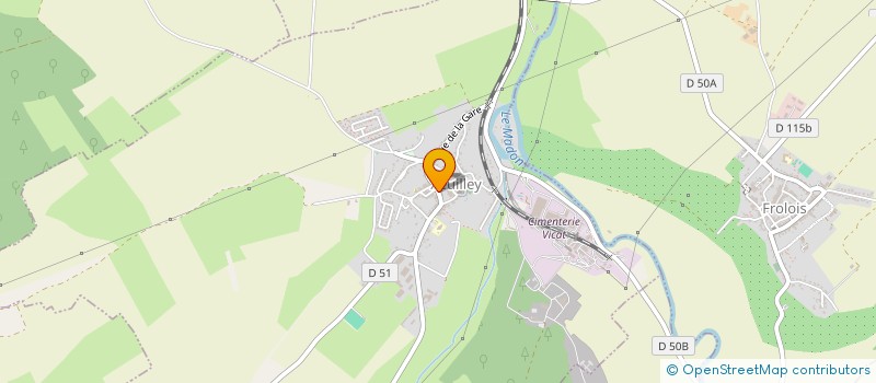 localisation de l'entreprise TAVARES-BROSSEL  XEUILLEY