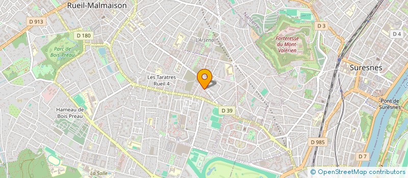 localisation de l'entreprise TAVARES BTP à RUEIL-MALMAISON