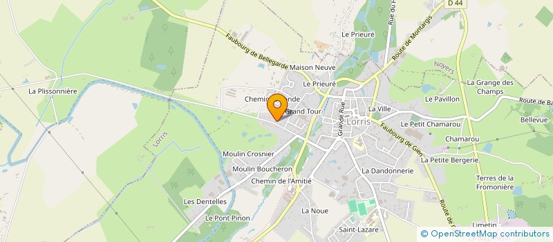 localisation de l'entreprise TAVARES COUVERTURE à LORRIS