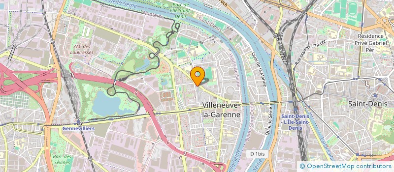 localisation de l'entreprise TAVARES SARL  VILLENEUVE-LA-GARENNE