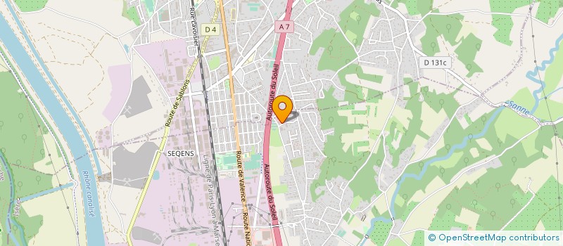 localisation de l'entreprise TAVARES SERAFIN IMMOBILIER  SALAISE-SUR-SANNE