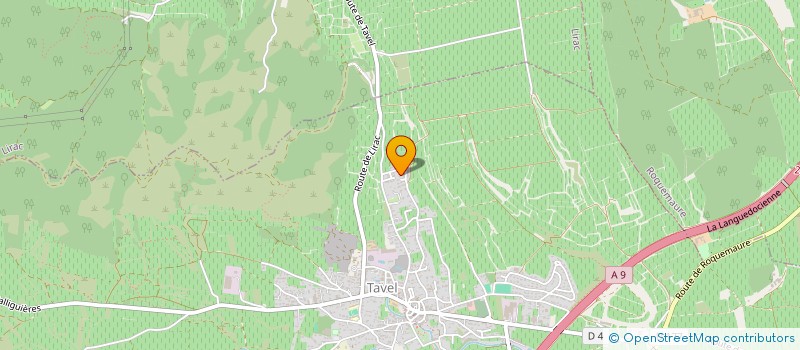 localisation de l'entreprise TAVELOSOLEX  TAVEL