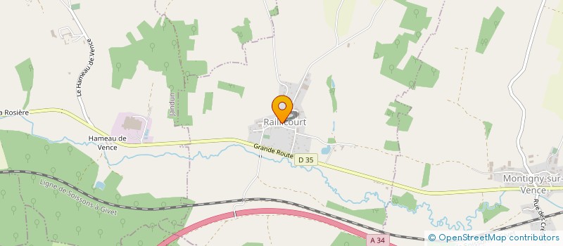 localisation de l'entreprise TAVENAUX CORP  RAILLICOURT