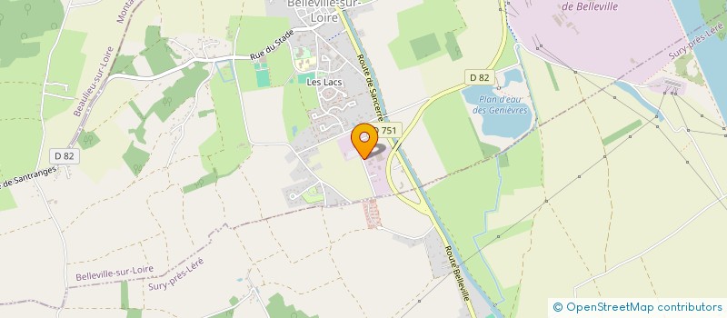 localisation de l'entreprise TAVERNE  BELLEVILLE-SUR-LOIRE