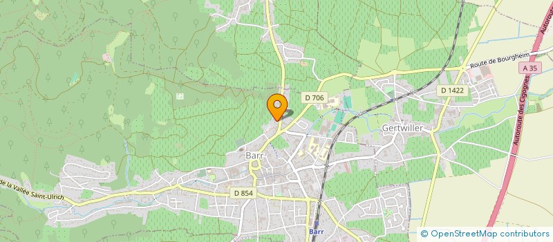 localisation de l'entreprise TAVERNE BARROISE  BARR