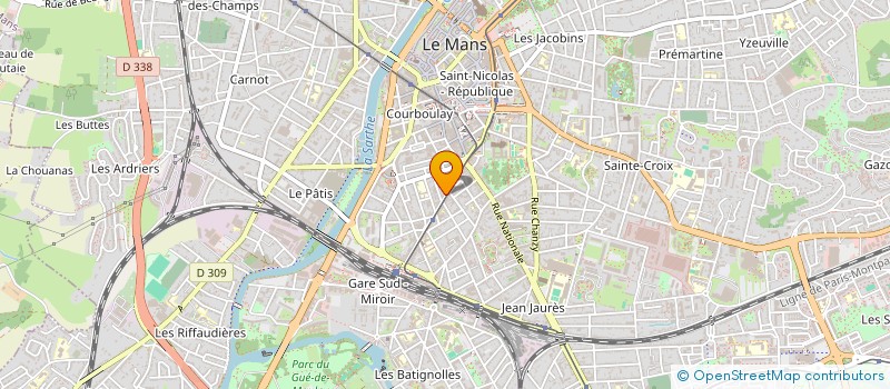 localisation de l'entreprise TAVERNE DES QUATRE ROUES à LE MANS