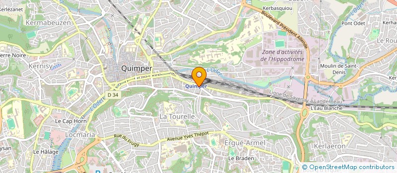 localisation de l'entreprise TAVERNE GOLD VIENNOISE à QUIMPER