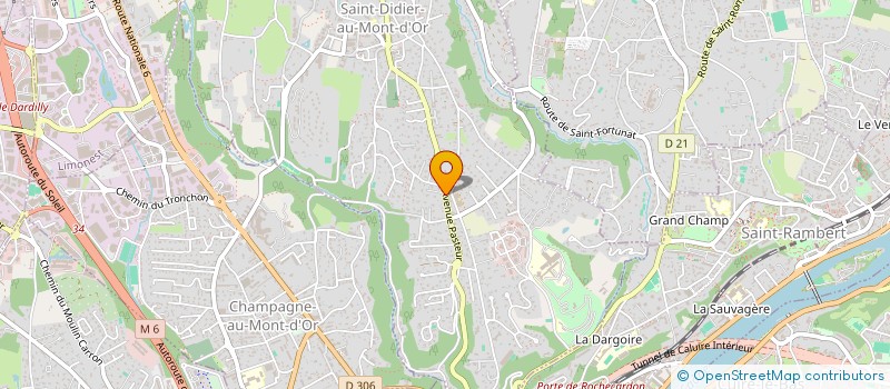 localisation de l'entreprise TAVERNE GUTENBERG  SAINT-DIDIER-AU-MONT-D'OR