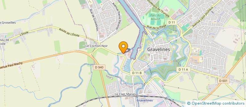 localisation de l'entreprise TAVERNE PRODUCTION à GRAVELINES