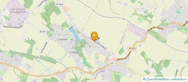 localisation de l'entreprise TAVERNE ROMAINE  FLOURENS