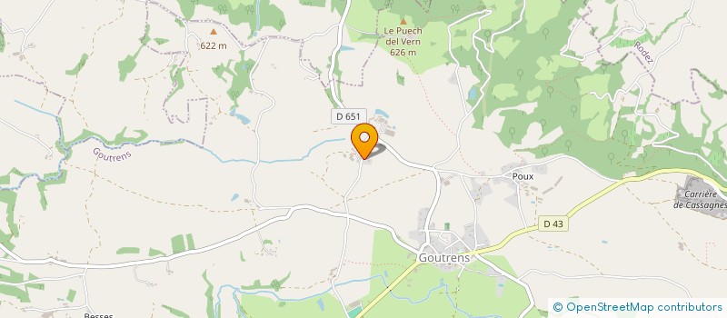 localisation de l'entreprise TAVERNES ENERGIE  GOUTRENS