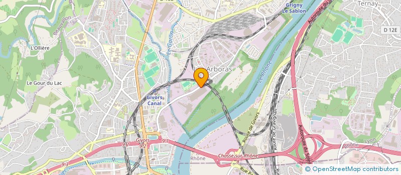 localisation de l'entreprise TAVERNY LOCATION ENTREPOT  GRIGNY