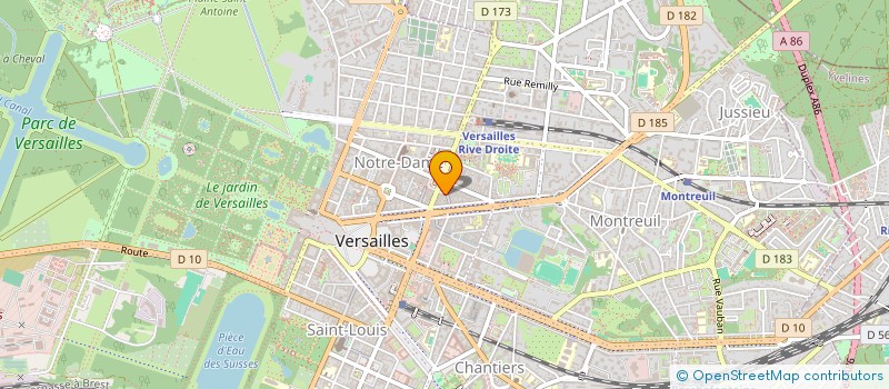 localisation de l'entreprise TAVIAS à VERSAILLES