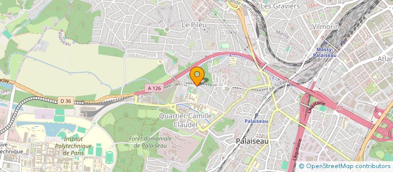 localisation de l'entreprise TAVIDA à PALAISEAU