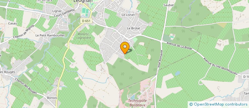 localisation de l'entreprise TAVIL LEOGNAN  LEOGNAN