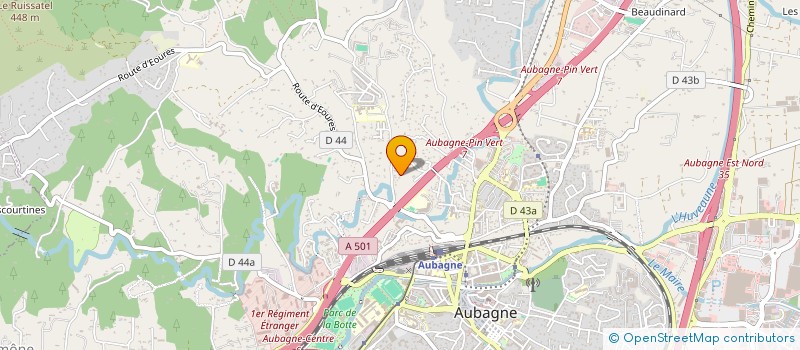 localisation de l'entreprise TAVIRA à AUBAGNE